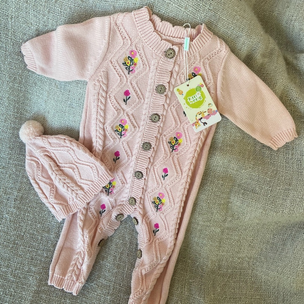 NWT wool babysuit